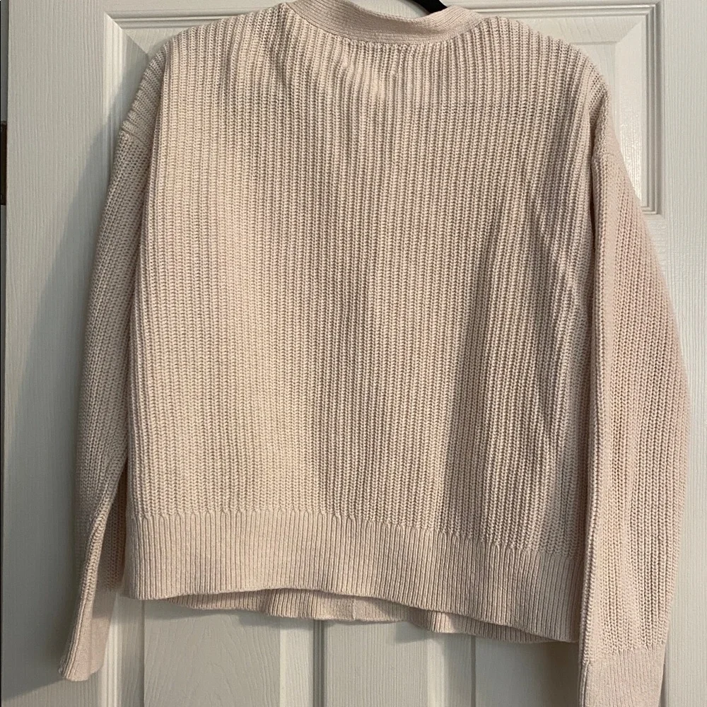 Old navy cream cardigan sz m - Picture 4 of 4